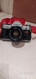 Macchina fotografica Canon AT-1 Flash  e obiettivi