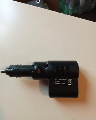 auto  caricatore USB due ingressi telefono 