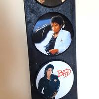 Quadro vinili omaggio a Michael Jackson 