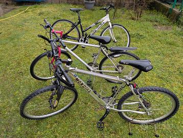 3 biciclette in blocco