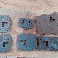 sei serrature per mobili 