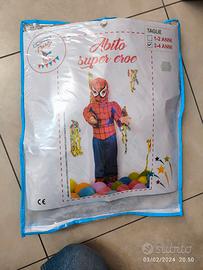 vestito di carnevale spiderman