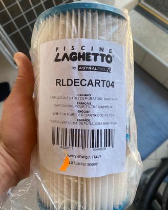 Filteo cartuccia piscina laghetto E042 RLDECART04