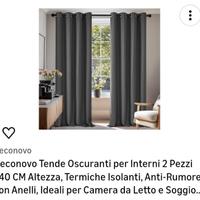 tenda oscurante grigia 