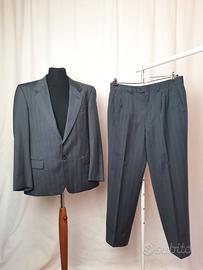 Completo vintage Valentino Uomo grigio 2 bottoni