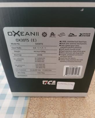 mulinello tica oxean 30 lb doppia velocità 