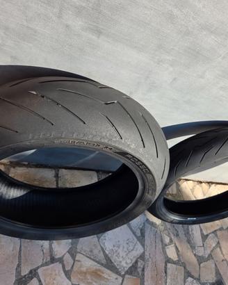 Coppia Pirelli Rosso 3 120/70 e 190/55 solo rodate