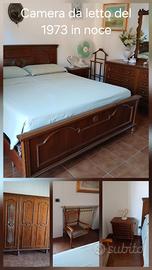 camera da letto in noce