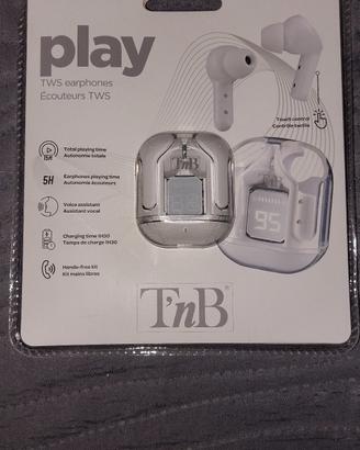 auricolari bluetooth con basetta di ricarica