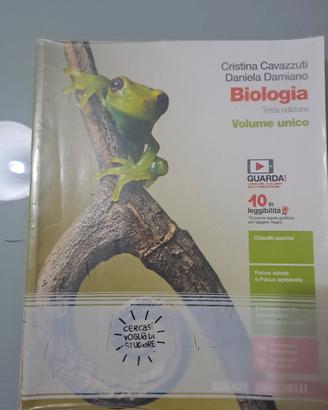 Biologia per il biennio scuole superiori .