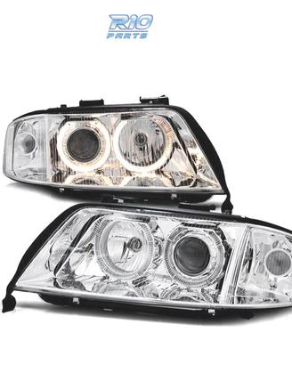FARI XENON AUDI A6 4B 01-04 FONDO CROMATO