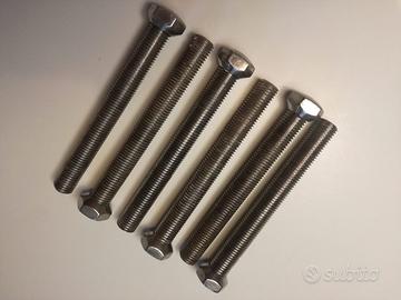 Bulloni nautici Inox passo inglese per bitte