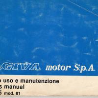 CAGIVA SST 125 MODELLO 81 LIBRETTO USO E MANUTENZI