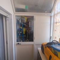porta più struttura in alluminio 