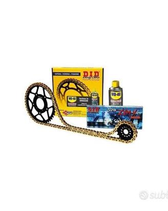 Kit catena corona pignone DID suzuki van van 125