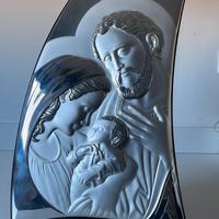 Quadro nativita’ in argento