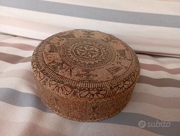 Scatola sughero artigianato Sardegna Tamponi