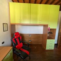 Camera completa letto singolo-armadio-scrivania