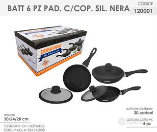 Batt.6pezzi padelle