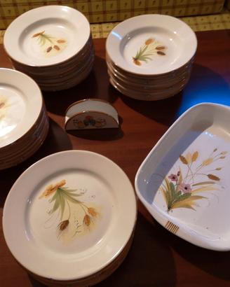 servizio piatti ceramica costiera amalfitana