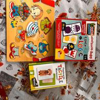 Set giochi Montessori - Puzzle, Touch & Logic, Fla