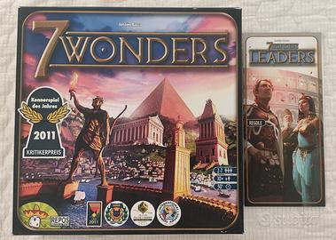 7wonders più espansione Leaders - carte imbustate 