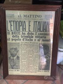 Quotidiano - il mattino 1936 - Etiopia