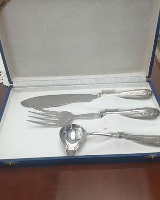 Set posate in argento vintage