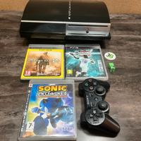 Console Sony PlayStation 3 PS3 Controller e Giochi