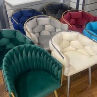 Sedie in tessuto di velluto