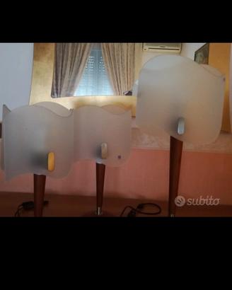 TRIS  DI LUMI PER STANZA LETTO