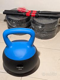 2 manubri e 1 ketlebell