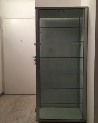 Vetrina espositiva professionale vetro / alluminio