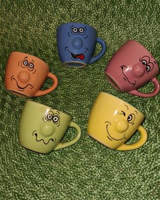 Set 5 tazzine da caffè 