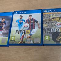 Lotto 3 giochi PS4 FIFA – Perfette condizioni
