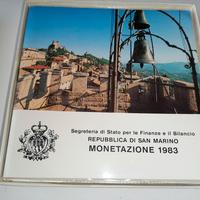 
Serie monete San Marino 1983 "Minaccia Atomica" F