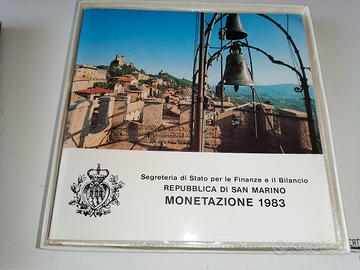 
Serie monete San Marino 1983 "Minaccia Atomica" F