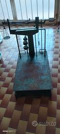 ANTICA PESA BASCULA/BASSACUNA IN FERRO - 300 KG.