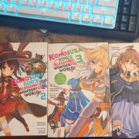 Light novel KinoSuba edizione inglese volume 1-4