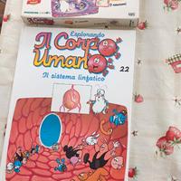 DONO libri e VHS "Esplorando il corpo umano"