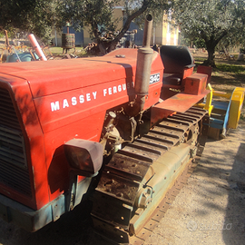 Trattore cingolato Massey Ferguson 134C + trincia