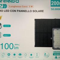 FARO SOLARE 200W CON PANNELLO SOLARE