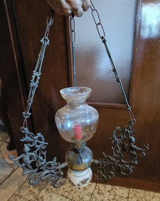 lampadario a sospensione d'epoca 
