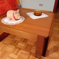 Tavolino in Noce basso 85x85x35