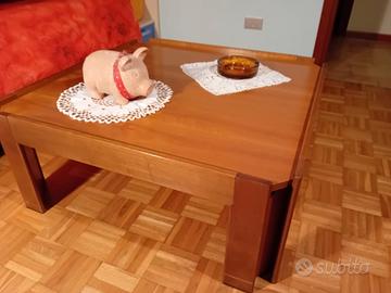 Tavolino in Noce basso 85x85x35