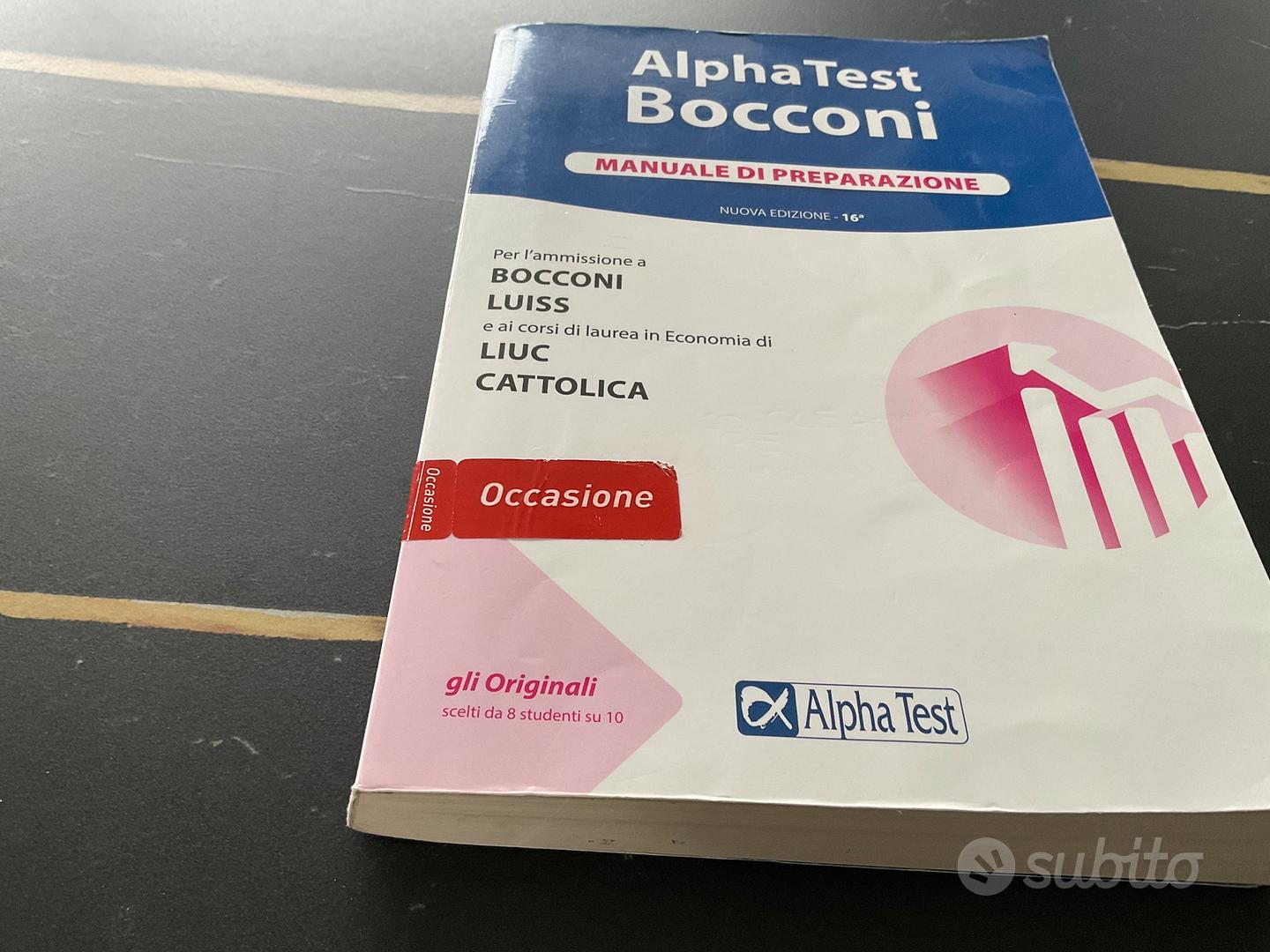 ALPHA TEST BOCCONI - Libri e Riviste In vendita a Padova