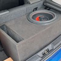 Subwoofer dragster con amplificatore 