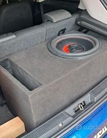 Subwoofer dragster con amplificatore 