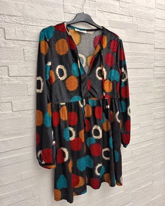 Vestito vellutino multicolor Diamond Luxury
