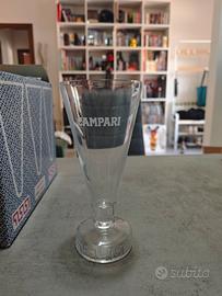 Bicchieri Campari vintage design esclusivo greca